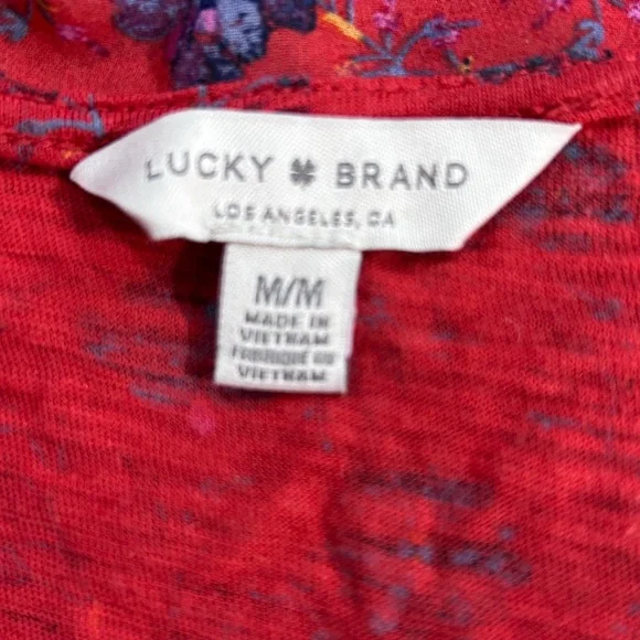 ❄Lucky Brand Flutter Floral Top - Picture 11 of 12